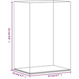  Kutija za izlaganje prozirna 17x12x25 cm akrilna | shoptok.hr