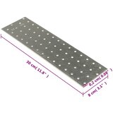  Perforirane ploče 20 kom 2 mm 300 x 80 mm od pocinčanog čelika | Eponuda.com