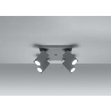  Stropna svetilka MERIDA 4 siva, (21347582) | Shoptok.si