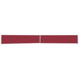 Tenda Zložljiva stranska tenda za teraso 170x1200 cm rdeča | Shoptok.si