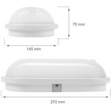  LED tehničko svetlo sa PIR senzorom LED/20W/230V IP54 | Eponuda.com