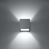  Sollux SL.0487 - Zidna svetiljka QUAD 1xG9/8W/230V beton | Eponuda.com