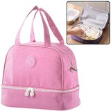  Funkcionalna i elegantna termo torba za ručak 27cm - roza Cene