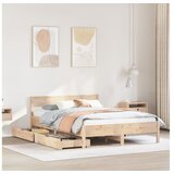 vidaXL Okvir kreveta bez madraca 150 x 200 cm od masivne borovine | shoptok.hr