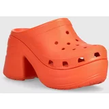 Crocs Natikači Siren Clog ženski, oranžna barva, 208547