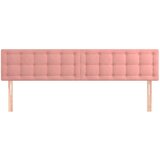  Posteljno vzglavje 2 kosa roza 100x5x78/88 cm žamet, (20792999) | Shoptok.si