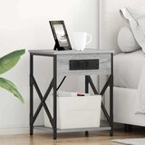  Noćni ormar 2 pcs Siva Sonoma 41 x 31 x 51 cm Konstruirano drvo | shoptok.hr