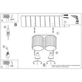 Sollux Metalni reflektor boje terakote 10x21 cm Zora – | shoptok.hr