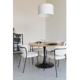 White Label Bela stoječa svetilka s tekstilnim senčilom (višina 220 cm) Martine – | Shoptok.si