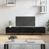 TV ormarić crni 150 x 36 x 30 cm od konstruiranog drva | shoptok.hr