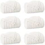  Pokrivači za bacanje 6 pcs Bijelo 150 x 130 cm Runo | shoptok.hr