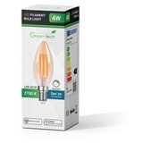 Greentech led sijalica dimabilna e14/c35 4w 2700k ac220v amber ( LFB-3210 ) Cene