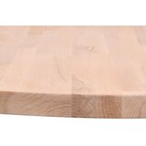 Stolna ploča Ø70x1,5 cm okrugla od masivne bukovine | shoptok.hr