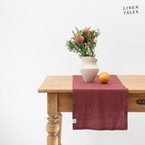 Linen Tales Lanen namizni tekač 40x150 cm Marsala – Cene