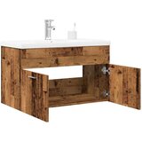 vidaXL Kopalniško pohištvo 2 kosa starinski les inženirski les | Shoptok.si