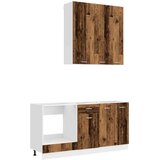  Kuhinjska jedinica LYON 5 kom. Staro drvo Konstruirano drvo | shoptok.hr