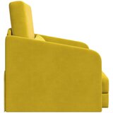 Krevet na razvlačenje Žuta 65 x 80 x 83 cm Baršun | Eponuda.com