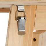  Sklopivi barski stol od jelovine 78 cm | shoptok.hr