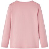 vidaXL Otroška majica z dolgimi rokavi svetlo roza 140, (21037084) | Shoptok.si
