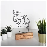 Dekorativna figura M-035, 17x38x3,5 cm, Crna