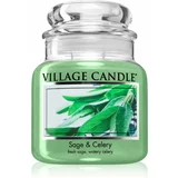Village Candle Sage & Celery dišeča sveča 389 g