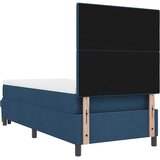  s opruga kutije s uzglavljem Plava 80 x 200 cm tkanina | shoptok.hr