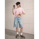 Sinsay Pamučna majica s natpisom od cirkona | shoptok.hr