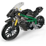 Kockice za slaganje trkaćeg motora Racing sa 656 elemenata - crno/zeleni | Shoptok.si