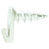 COBRA Kavelj za sliko WALLDRILLER (nosilnost: maks. 15 kg, 2 kos, najlon, bela barva) | Shoptok.si