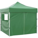 vidaXL Zeleni sklopivi šator 3 x 3 m s 4 zida | shoptok.hr