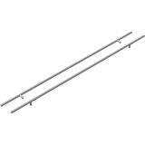 Drška za ormar 2 pcs Srebrno 900 mm Nehrđajući čelik | shoptok.hr