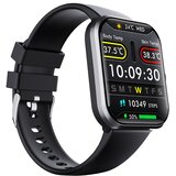 INF Smartwatch Black Vinyl – Health Monitoring in Elegant Design, (5000263686) | Shoptok.si