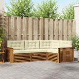  Set vanjskih sofa 4 kom. Prirodna i krem | shoptok.hr