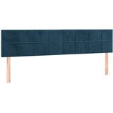  s oprugama i madracem tamnoplavi 120 x 190 cm baršun | shoptok.hr