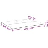  Jastuk za vrtnu klupu zeleni 120x(50+50)x7 cm od tkanine Oxford | shoptok.hr