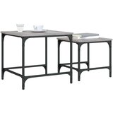  Komplet mizic 2-delni sivi sonoma inženirski les | Shoptok.si