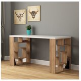 Hanah home maze - white, oak whiteoak study desk | Eponuda.ba