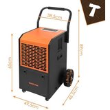 Bigstren industrijski odvlaživač zraka 50 L/24 h 650 W | Shoptok.si