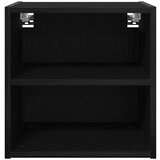 vidaXL Viseča omarica s polico Riga Črna Orehovina 40 x 29,5 x 40 cm | Shoptok.si