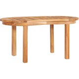 Furnova Klubska mizica 90x50x45 cm trdna tikovina, (21915784) | Shoptok.si