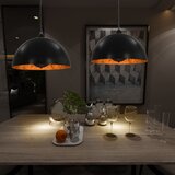  Stropne svjetiljke 2 kom crno-zlatne polukuglaste 40 cm E27 | shoptok.hr