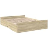 vidaXL Posteljni okvir s predali sonoma hrast 150x200cm inženirski les, (21128320) Cene