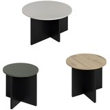 Livetastic Set Klubskih Miz Craft, Barva Hrasta, Zelena, Kašmir, 3 Kos | Shoptok.si