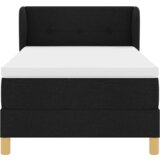  Črna Box Spring postelja z vzmetnico - 80x200 cm Tkanina, (22051012) | Shoptok.si