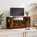 vidaXL TV omarica dimljeni hrast 102x34,5x43 cm inženirski les Cene