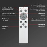 BRILO LED RGB prigušiva plafonska LED lampa CENTRO LED/24W/230V Wi-Fi Tuya + daljinski upravljač | Eponuda.com