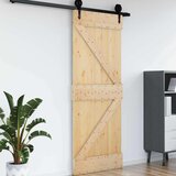  Vrata NARVIK Naravna 70 x 210 cm Masiven borov les, (5000215429) | Shoptok.si