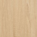  Klubska mizica sonoma hrast 80x80x31 cm iverna plošča, (21008281) | Shoptok.si