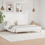 Maison Chic Posteljni okvir - Dvoposteljna postelja - Zakonska postelja bel 200x200 cm inženirski les-J2997, (21769396) | Shoptok.si
