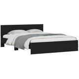  Okvir za krevet s uzglavljem crni 140x190 cm | shoptok.hr